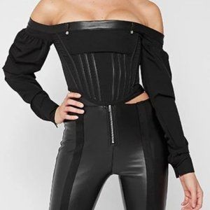 Maniere De Voir Technical Corset Top